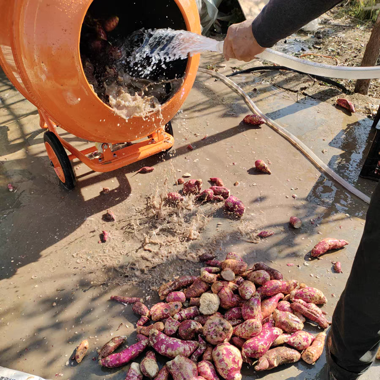 小型攪拌機清洗紅薯